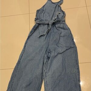 American Eagle Outfitters Blue Denim Jumpsuit